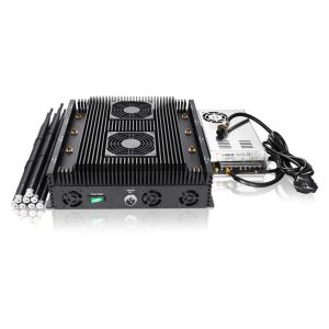 New powerful 8 antennas jammer block 2G, 3G, 4G,5G signals. adjustable 72W