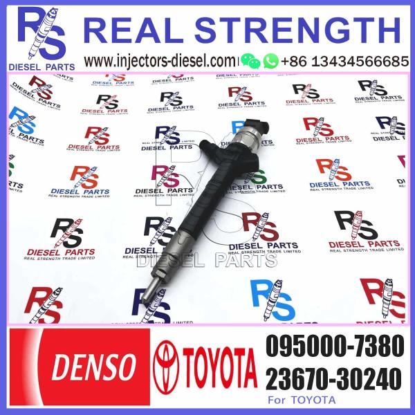 Common Rail Fuel Injector 23670-09060 23670-0L010 095000-6190 for Diesel Engine 2KD-FTV D4D