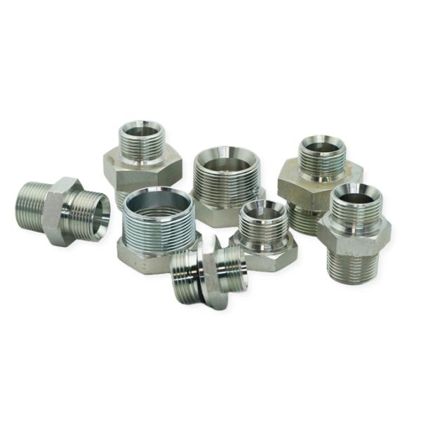OEM Stainless steel Hydraulic Hose Fittings With NPT JIC SAE BSP METRIC ORFS Thread 2