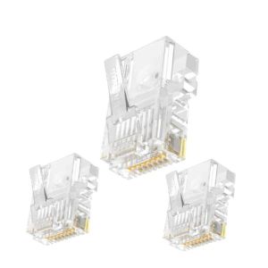 Custom Flame Retardant RJ45 Connectors 2cm*2cm*3cm