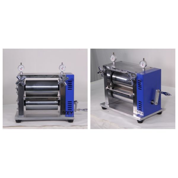 Lab Manual Vertical Roller Press Lithium Battery Electrode Roller Adjustable Thickness
