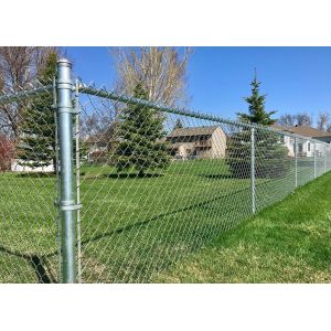 Galvanized 4ft X 10ft Chain Link Fence 12 Gauge Heavy Duty Steel