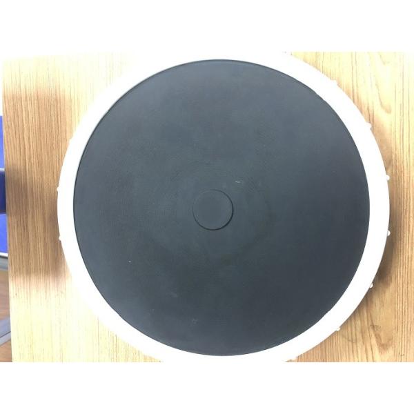 Black Nano Bubble Diffuser , Membrane Disc Diffuser For Fish Aquaculture Water