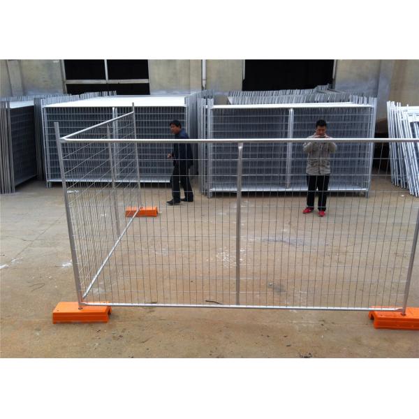 Galvanized Temporary Fence Panels 2.1m*3.5m with brace OD32mm*1.5mm Mesh 60mm