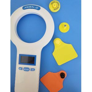 Universal 160g Microchip Reader With 20cm Ear Tag Reading Distance Handheld