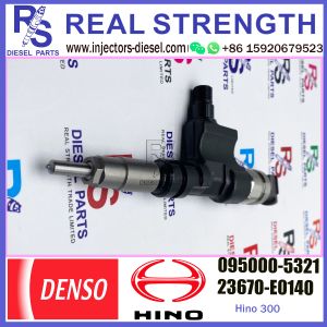 Diesel fuel injection common rail injector 095000-5321 23670-E0140 for HINO