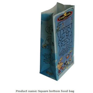 Food paper bread bakery packaging bags with window, Bread packaging no moq