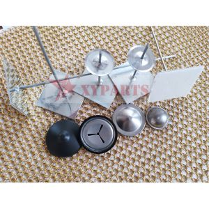 China 50mm Tape Base Rock Wool Fastener Adhesive Insulation Metal Self Stick Pins on sale