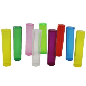 China Cylinder Transparent 85x23mm 8g Plastic Packing Tube on sale