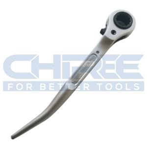 New Design Flush Type Double Size Socket Ratchet 19 x 22mm Scaffolding Podger