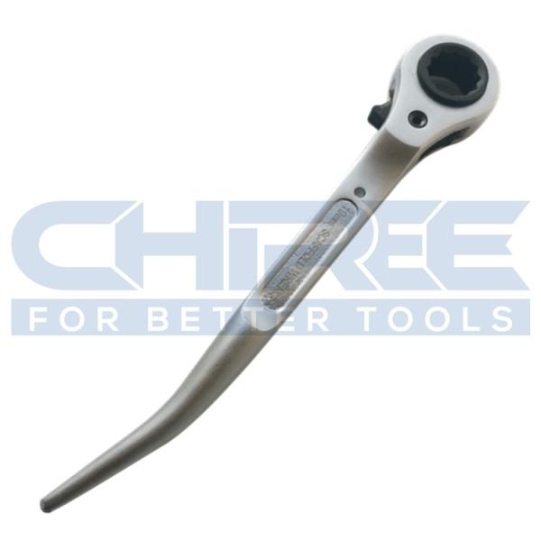 New Design Flush Type Double Size Socket Ratchet 19 x 22mm Scaffolding Podger