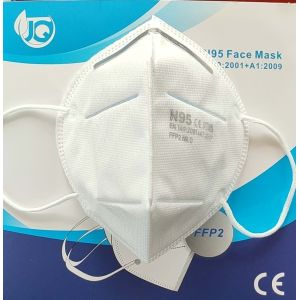 China Folding 5 Ply N95 Bulit Out Nose Clip Civilian Face Mask on sale