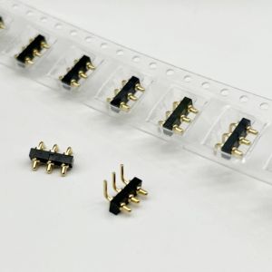 Custom 2.54mm Dip Type 3pin H1.5mm Pogo Pin connector for spring pin connector