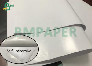 China Jumbo Rolls 80gsm Mirror Gloss Coated Self - Adhesive Sticker Paper for price labels on sale