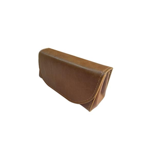 High-end Leather Portable Sunglasses Case / Spectacle Pouch