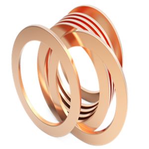 China Best Quality Copper Nickel  Gaskets DN15-DN950 150LB-900LB Customized  Gaskets For Industry on sale