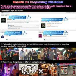 Satom Restaurant Knife and Fork Shape Led Neon Sign Lighting