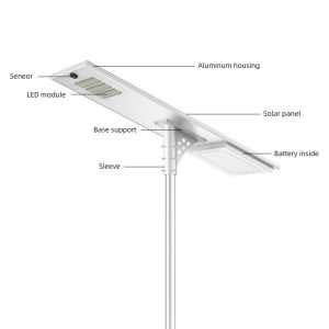 All In One Solar Street Light LED Street Light 20W With Camera