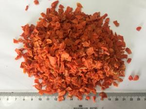 Wholesale 10×10×3mm Food Dehydrator Chips / Dehydrated Carrot Flakes With ISO Approval from china suppliers