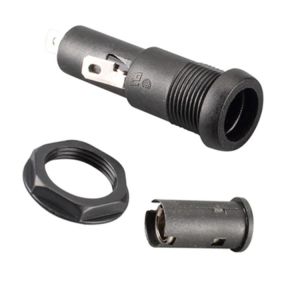 H3-44 6x30 Fuse Block 4.8mm Faston Terminal Panel Fuse Holders 15A 6x32 Bayonet