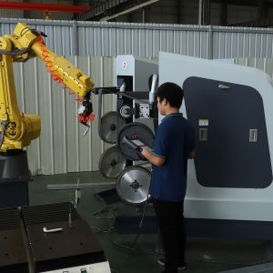 ABB Robotic Metal Grinding and Polishing Machine with Auto Compensation