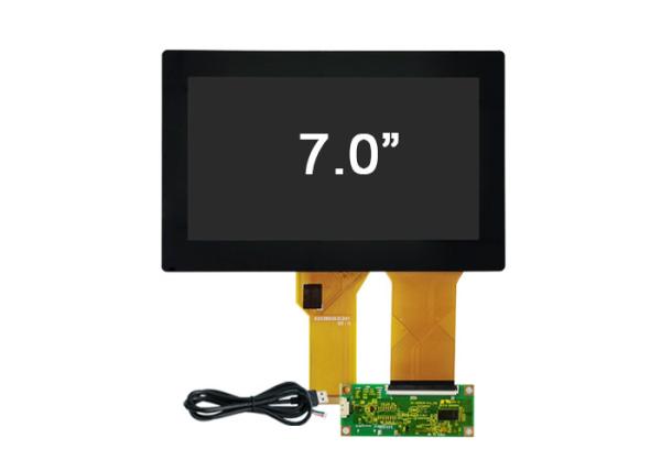 Quality USB Projected Capacitive PCAP Touch Display 7 Inch With TTL TFT-LCD Panel for sale