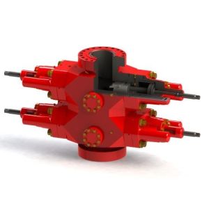 Bore Size 7-1/16" Oilfield Drilling Blowout Preventer Equipment Double Type Ram