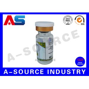 Hologram Peptide Bottle Labels Vinyl Custom Label Printing For Vials