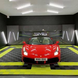 Temperature Resistant Polypropylene Garage Flooring Interlocking Garage Flooring