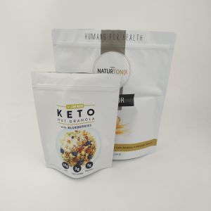 3.5g Edible Food Packaging Bag Mylar Stand Up Pouches With Zipper Window