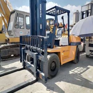 6D95L Engine Type Japan Made Used 7 Ton Komatsu Forklift In Good Condition For