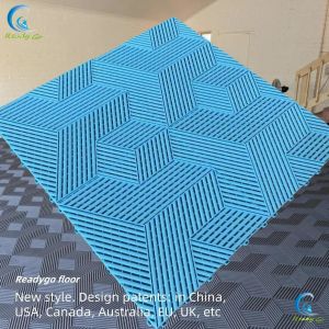 Stain Resistant Garage Tiles Interlocking High Impact Resistance High Durability