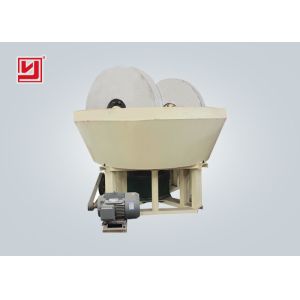 Gold Grinding Ore Dressing Equipment Wet Pan Mill For Gold Selection Factory