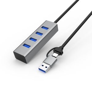 Wholesale Dual Interface USB3.0 HUB With 60CM Extension USB Cable from china suppliers