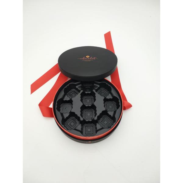 KID luxury fancy round shaped wedding packing gift box chocolate box with different color