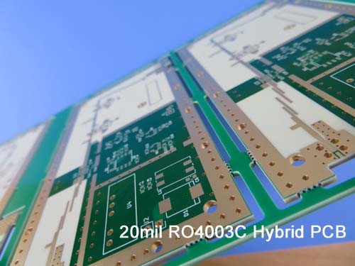 Quality Hybrid High Frequency Multilayer PCB 6-Layer Hybrid PCB Made On 12mil 0.305mm RO4003C and FR-4 for sale