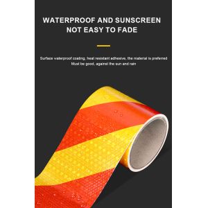 PVC Crystal Lattice Self-Adhesive Vehicle Conspicuity Traffic Safety Warning