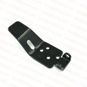 Customized Stainless Steel Corner Bracket with Black Powder Coated Triangle