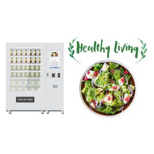 Touch Screen Refrigerated Salad Vending Machine