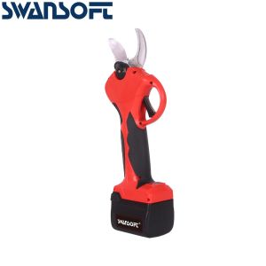 SWANSOFT Electric Pruning Shears Finger Protection Progressive Cutting Pruning