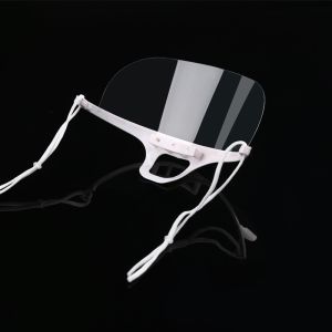Hygiene Transparent Plastic Mouth Cover For Waitress