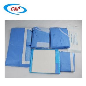 Sterile Surgical Disposable Laparotomy Pack Drape Customized