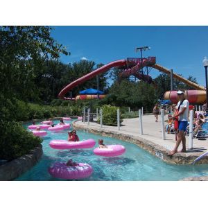 Commercial Steel Lazy River Equipment Water Park Artificial River Customized