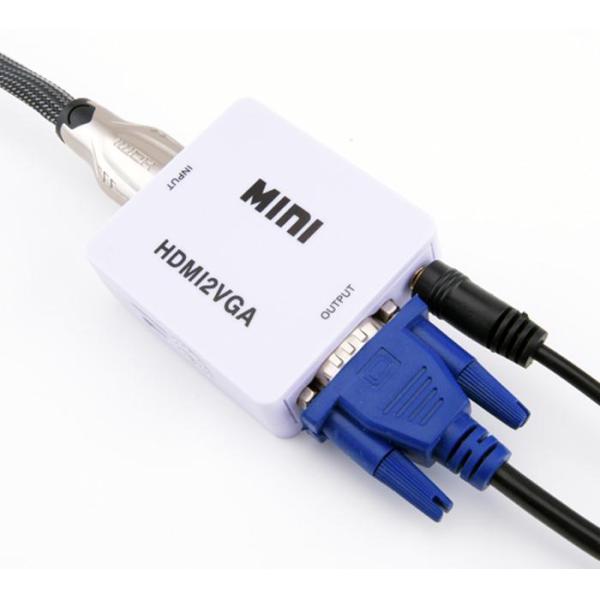 DC 5V HD HDMI To VGA Video Converter / USB Power HDMI Converter Box