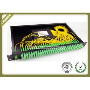 1U 19" Rack Mounted Fiber Optic Splitter Box 1X32 Sigle Mode High Return Loss