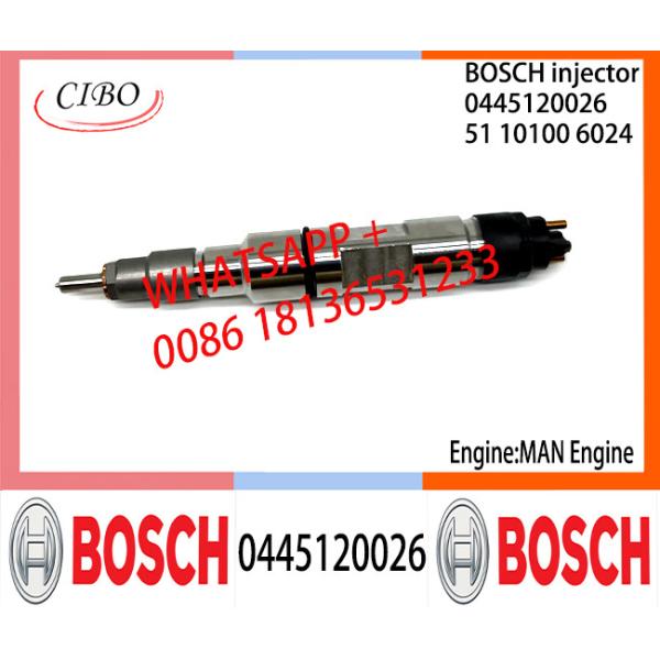 BOSCH 0445120026 51101006024 Neutral Fuel Injector Assembly 0445120026 51101006024 For MAN