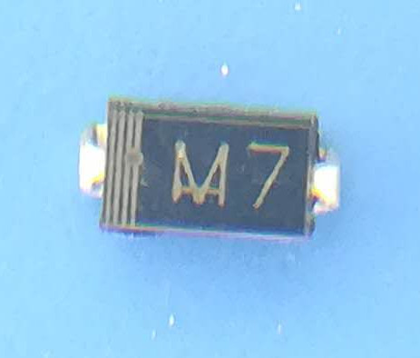 SMD General Purpose Rectifier Diode 1A 1000V M1 /M7 /S1m SMA Do-214AC Case
