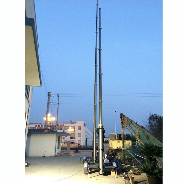 9m lockable pneumatic mast 15kg payloads