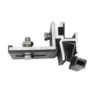 Black Anodized Surface Aluminium Curtainwall Cladding Support System