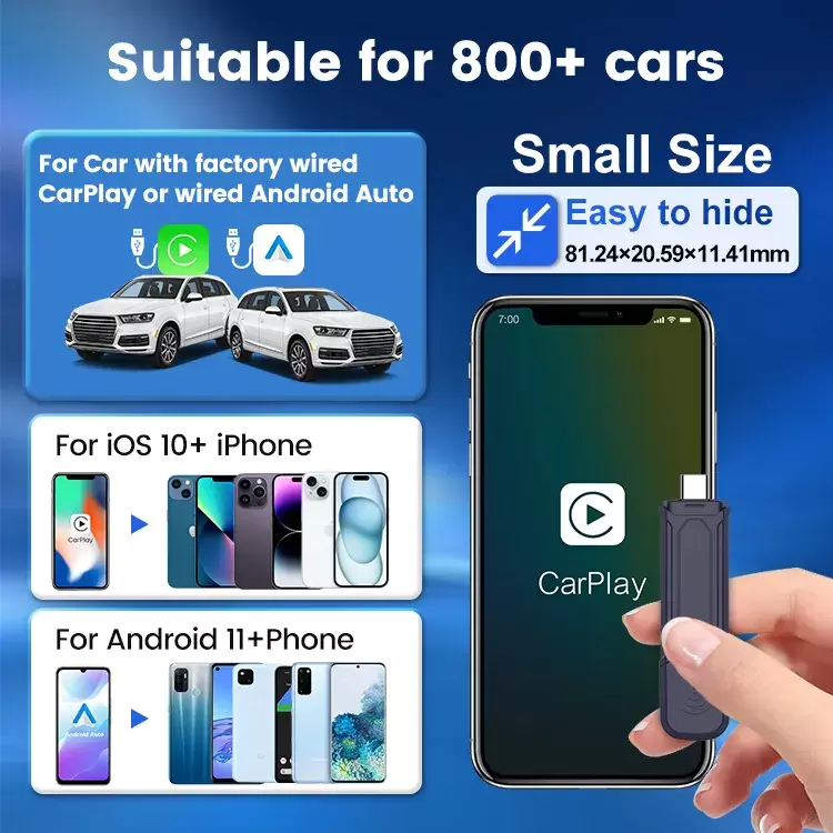 Carplay Box Mini Se Pro Car Android Box Wireless Adapter CarPlay Smart Android Auto Usb Ai Box Carplay Multimedia
